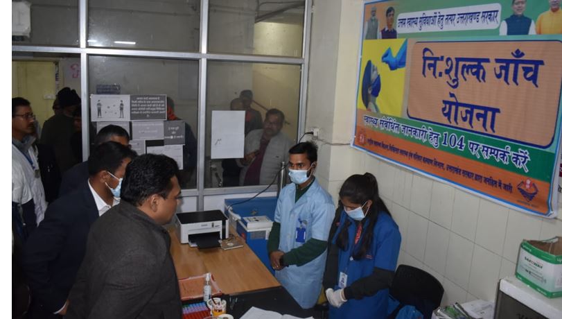 स्वास्थ्य सचिव उत्तराखंड शासन डॉ. आर राजेश कुमार ने बुधवार को चम्पावत ज़िले का भ्रमण किया