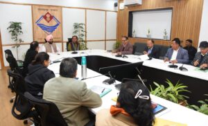 मुख्य सचिव डॉ. एस.एस. संधु ने सचिवालय में प्रदेश में ईको टूरिज्म को लेकर बैठक की