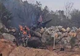 तेलंगाना में भारतीय वायुसेना के एक ट्रेनर एयरक्राफ्ट के दुर्घटनाग्रस्त