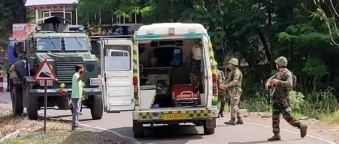 बांदीपोरा में सुरक्षाबलों और आतंकियों के बीच मुठभेड़,दो जवान घायल