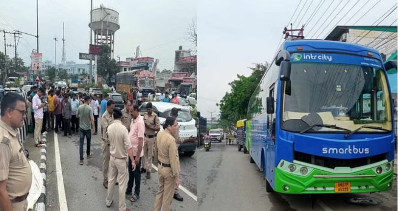 देहरादून अजबपुर फ्लाईओवर के पास आज सुबह दर्दनाक हादसा