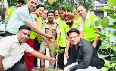 एक पेड़ मां के नाम अभियान: नागरिक सुरक्षा संगठन द्वारा वृहद वृक्षारोपण कार्यक्रम आयोजित