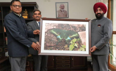 राजभवन में बहुत जल्द बनकर तैयार हो जाएगा बटरफ्लाई गार्डन