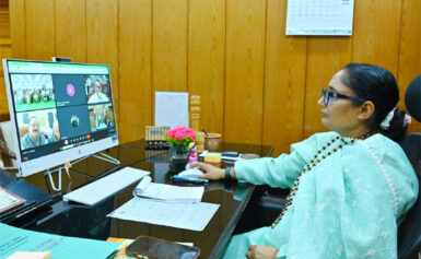 दो दिवसीय “छात्र संसद 2025” का वर्चुअल माध्यम से शुभारंभ