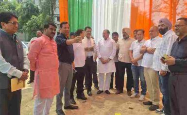 प्रदेश कांग्रेस अध्यक्ष करन माहरा के नेतृत्व में विशाल ’’संविधान बचाओ’’ रैली का अयोजन