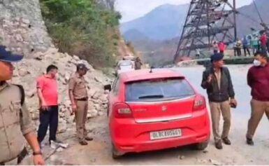 बदरीनाथ राष्ट्रीय राजमार्ग पर नरकोटा के पास खड़ी कार से अज्ञात शव बरामद