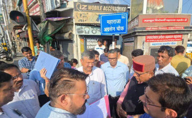 मानसून से पूर्व शहर के ड्रेनेज को लेकर विधायक ने किया स्थलीय निरीक्षण
